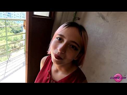 ❤️ סטודנט חושני מוצץ זר בעורף - גמור על פניו ❤️ פאקינג אצלנו ❌